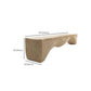 Modern Backless Seating Bench Rectangle Pine Wood Seating Bench Clearhalo 'Benches' 'Chairs & Seating' 'furn' 'furn_benches' 'Furniture' 'Living Room Furniture' 1200x1200_78010a76-3026-4106-ad3d-4bdc7c617ff3