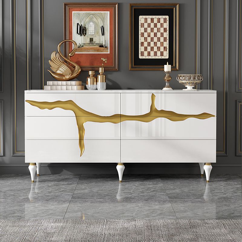 13.65-inch Width Modern Storage Chest Dresser Stone Storage Chest with 6 Drawers Clearhalo 'Bedroom Furniture' 'Dressers & Chests' 'dressers_chests' 'furn' 'furn_dressers_chests' 'Furniture' 1200x1200_78059237-abcf-481f-b5c4-00d4bcaddd9c
