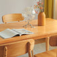 Rectangle Wood Top Dining table Modern Natural Finish Legs Dining Room Table Clearhalo 'Dining Tables & Seating' 'Dining Tables' 'dining_table' 'furn' 'furn_dining_table' 'Furniture' 'Kitchen & Dining Furniture' 1200x1200_78061ea3-6132-4bb1-aed1-ea2af241bfc5