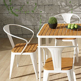 Juego de mesa de comedor rectangular 1/2/7 PCS Sillas de comedor modernas con marco de metal