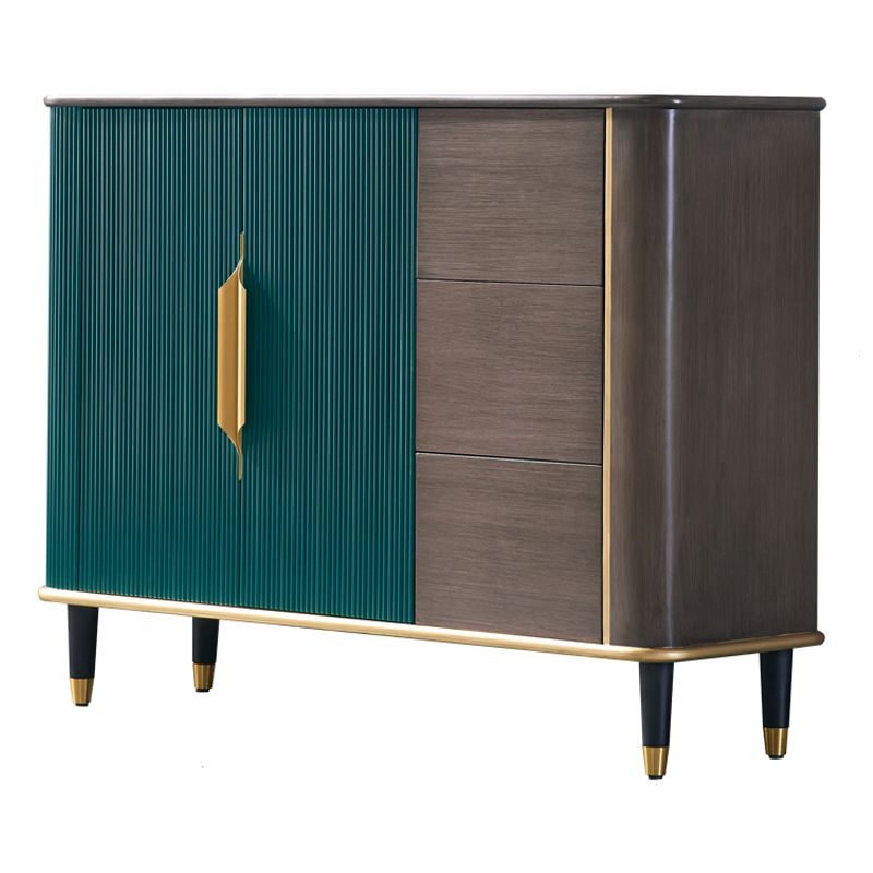 35.43 "H PARABLE PARABLE SERVER DE COMINACIÓN Glam con 3 cajones para la cocina y la sala de estar