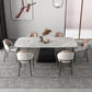 Modern Sintered Stone Dining Table Set 1/5/6/7 Pieces Dining Set for Home Use Clearhalo 'Dining Room Sets' 'Dining Tables & Seating' 'dining_room_set' 'furn' 'furn_dining_room_set' 'Furniture' 'furniture_dining_room_set' 'Kitchen & Dining Furniture' 1200x1200_7808291d-a11c-4048-b3a6-abf8621d3cef