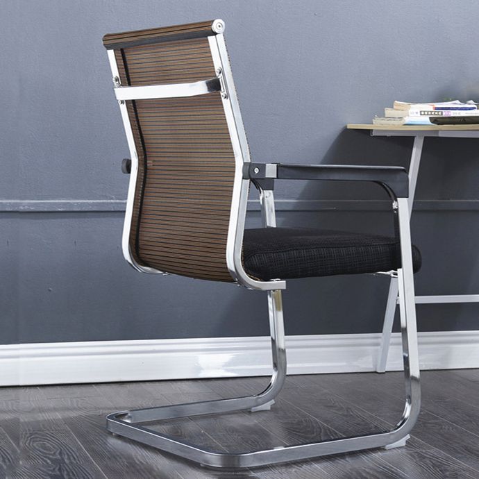 Modern Desk Chair Mesh Computer Chair Conference Chair No Wheels Clearhalo 'furn' 'furn_office_chair' 'Furniture' 'Office Chairs' 'Office Furniture' 'office_chair' 1200x1200_78093a4c-6ac4-4623-977e-0e5de61310d5