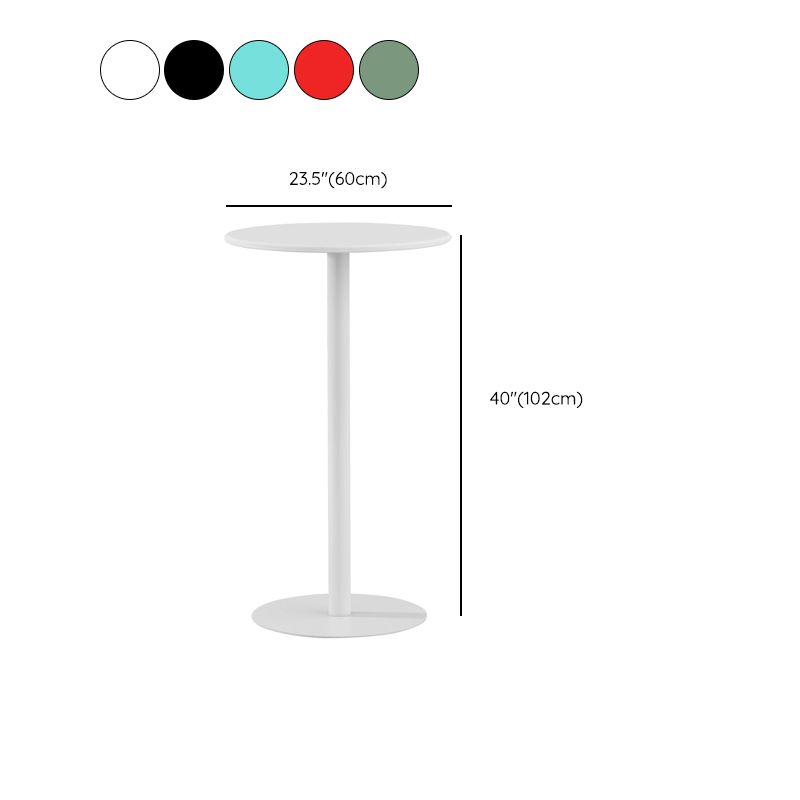 Modem & Contemporary Metal Round Bar Wine Table for Living Room Clearhalo 'Bar Furniture' 'Bar Tables' 'bar_tables' 'furn' 'furn_bar_tables' 'Furniture' 'Kitchen & Dining Furniture' 1200x1200_780ae628-716a-448b-9dcc-5df60219aaac