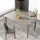 Mid-Century Sintered Stone Gray Table Rectangle Shape Standard Dining Table for Kitchen Clearhalo ' dining_table' 'Dining Tables & Seating' 'Dining Tables' 'furn' 'furn_dining_table' 'Furniture' 'furniture_dining_table' 'Kitchen & Dining Furniture' 'kitchen&dining_furn' 'kitchen' 'kitchen_dining_table' 1200x1200_780c10b9-f2a2-48cf-8414-13ddac0721f5