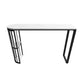 Indoor Free Form Bar Dining Table Modern Stone Top Bar Table with Storage Shelf