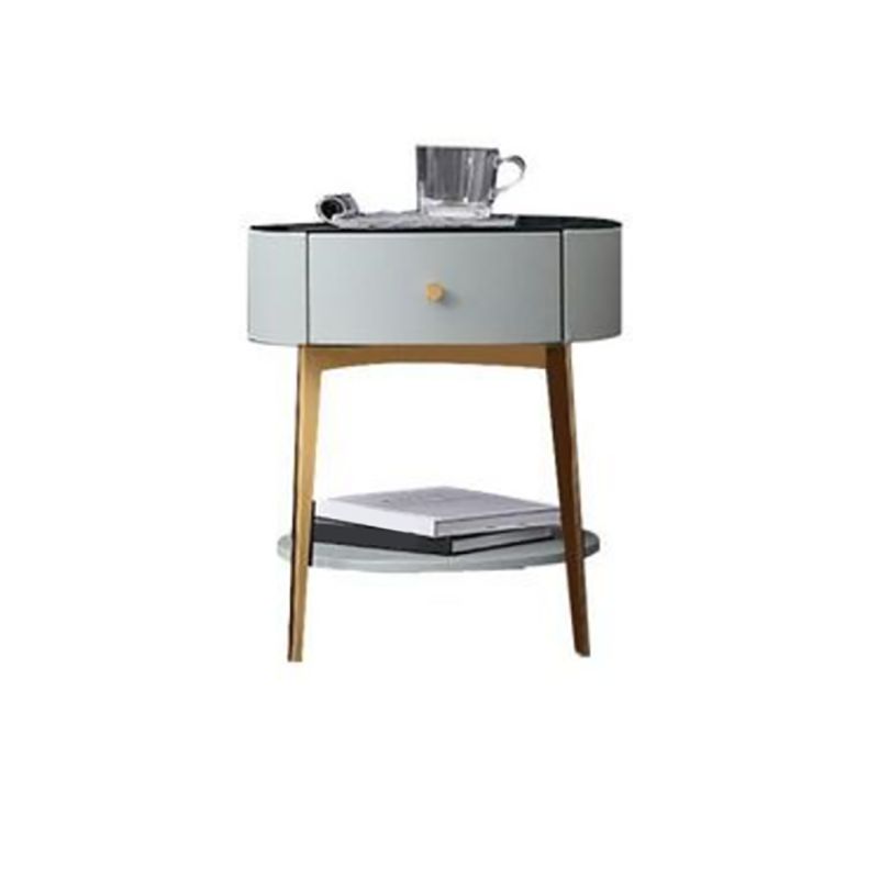 Modernes 22-Zoll-Tisch-Tisch-Stein-Top 1-Drawer-Regal mit 22 Zoll