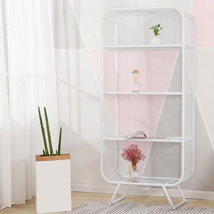 Industrial Metal Standard Bookshelf Closed Back Vertical Bookcase for Bedroom Clearhalo 'Bookcases' 'furn' 'furn_bookcases' 'Furniture' 'furniture_bookcases' 'Office Furniture' 1200x1200_781030ac-c94a-4ea8-a663-f875dbe5ae14