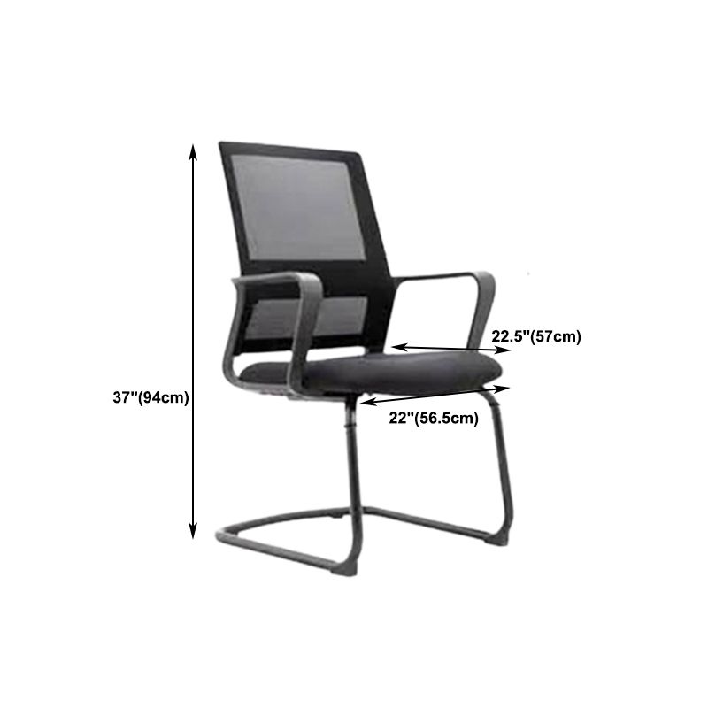 Black Contemporary Office Chair Swivel Breathable AirGrid Desk Chair Clearhalo 'furn' 'furn_office_chair' 'Furniture' 'Office Chairs' 'Office Furniture' 'office_chair' 1200x1200_78136bcd-7202-4c40-8c65-098a525f3d32