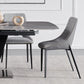 Contemporary Pedestal Dinner Table Stone Dining Table Rectangle for Home Clearhalo ' dining_table' 'Dining Tables & Seating' 'Dining Tables' 'furn' 'furn_dining_table' 'Furniture' 'furniture_dining_table' 'Kitchen & Dining Furniture' 'kitchen&dining_furn' 'kitchen' 'kitchen_dining_table' 1200x1200_7813e03c-92e1-432e-a0e8-0cade06a2951