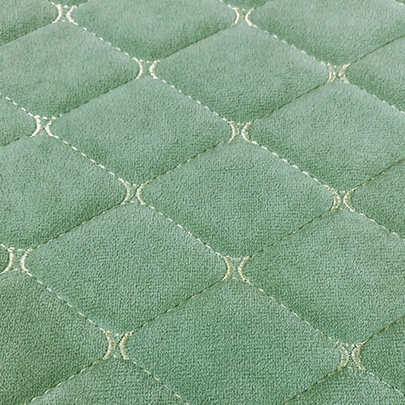 36.22"H Square Arm Sleeper Glam Styled Sleeper Sofa Bed in Green