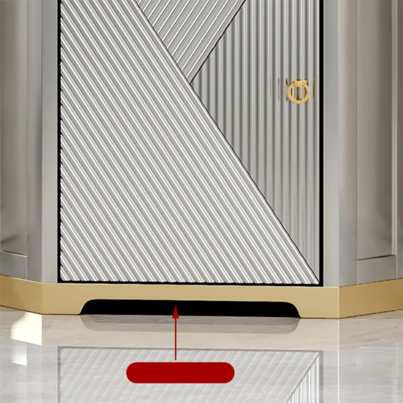 Zeitgenössische Eichenausstellungsständer Einheit Curio Schrank mit Türen