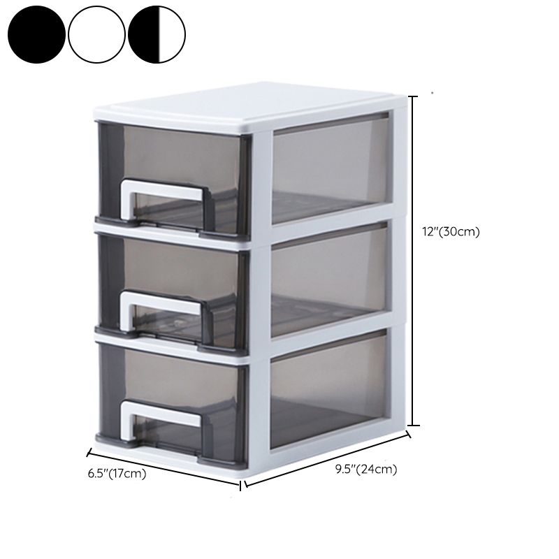 Vertical Filing Cabinet Transparent Drawers Plastic Modern Filing Cabinet Clearhalo 'Filing Cabinets' 'filling_cabinets' 'furn' 'furn_filling_cabinets' 'Furniture' 'Office Furniture' 1200x1200_781da8ad-cb7e-4318-826d-159ce107c210