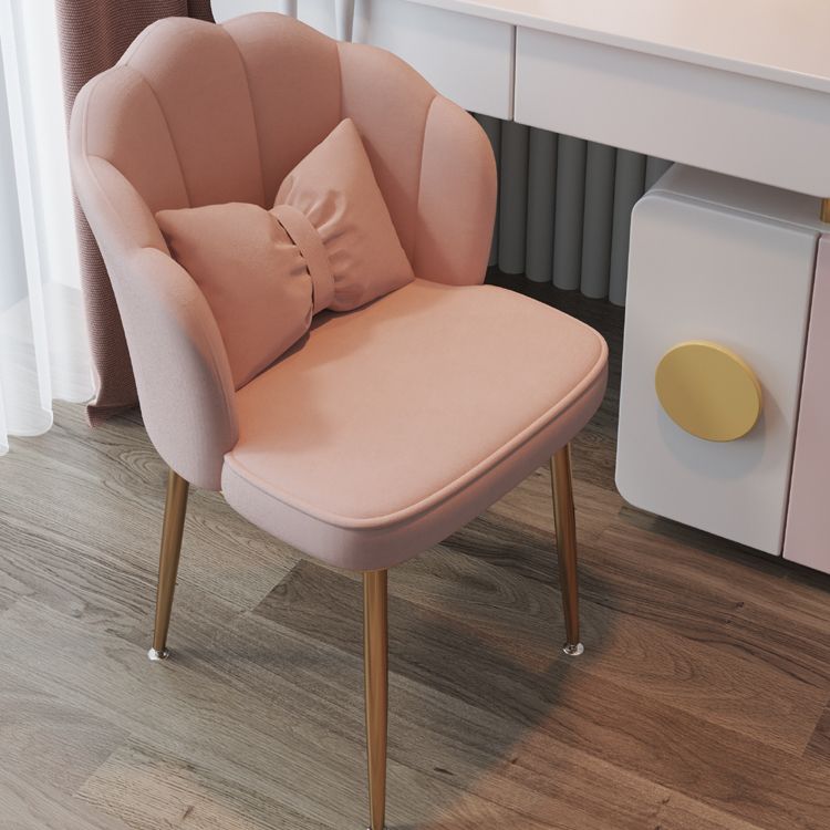 Metal Scandinavian Style Dining Side Chair Home Armless Solid Back Chair Clearhalo ' kitchen&dining_furn' 'Dining Chairs' 'Dining Tables & Seating' 'dining_chair' 'furn' 'furn_dining_chair' 'Furniture' 'furniture_dining_chair' 'Kitchen & Dining Furniture' 'kitchen' 1200x1200_781e0005-4090-4a9e-b2d2-e9f5e01f624f