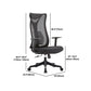 Contemporary Mesh Office Desk Chair High Back Black Office Chair with Arms Clearhalo 'furn' 'furn_office_chair' 'Furniture' 'Office Chairs' 'Office Furniture' 'office_chair' 1200x1200_781e15e8-df41-41a8-967e-f3378432819e