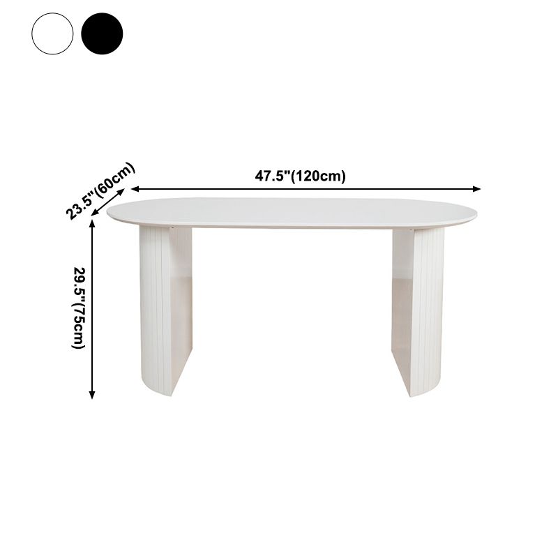 Contemporary Style Oval Dining Table Solid Wood Furniture for Dining Room Clearhalo ' dining_table' 'Dining Tables & Seating' 'Dining Tables' 'furn' 'furn_dining_table' 'Furniture' 'furniture_dining_table' 'Kitchen & Dining Furniture' 'kitchen&dining_furn' 'kitchen' 'kitchen_dining_table' 1200x1200_78206d02-0762-4b7b-bfac-3dc403f7b8cc