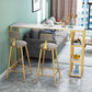 Glam Faux Marble Bar Dining Table Rectangle Bar Table for Dining Room Clearhalo 'Bar Furniture' 'Bar Tables' 'bar_tables' 'furn' 'furn_bar_tables' 'Furniture' 'Kitchen & Dining Furniture' 1200x1200_7820a0f9-4aca-4b5c-95a4-c83d9aa56629