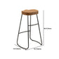 1/4 Pieces Industrial Iron Bar Table Set Rectangle Wood Bistro Set with Footrest Clearhalo 'Bar Furniture' 'furn' 'furn_home_bar_bar_sets' 'Furniture' 'Home Bars & Bar Sets' 'home_bar_bar_sets' 'Kitchen & Dining Furniture' 1200x1200_78239df5-7cf2-42ca-80eb-ca33007f41d5