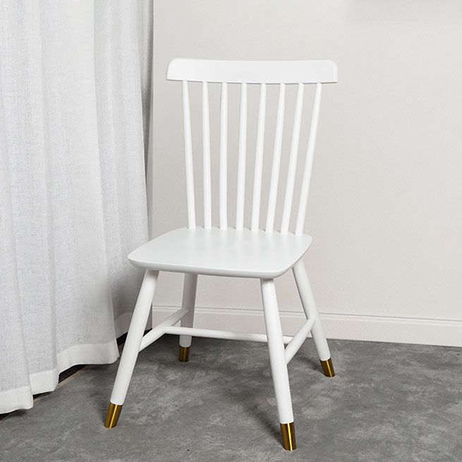 Contemporary Wood Chair Windsor Back Side Chair in Matte Finish for Home Clearhalo 'Dining Chairs' 'Dining Tables & Seating' 'dining_chair' 'furn' 'furn_dining_chair' 'Furniture' 'Kitchen & Dining Furniture' 1200x1200_78245691-353a-446b-81f2-732843d7cf77