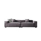Stationary Stain-Resistant Faux Leather Sofa Living Room Gray Cushions Settee Clearhalo 'furn' 'furn_sofas' 'Furniture' 'furniture_sofas' 'Living Room Furniture' 'Sofa' 'sofas' 1200x1200_78246d3f-a646-4a49-9e6c-125781b585bb