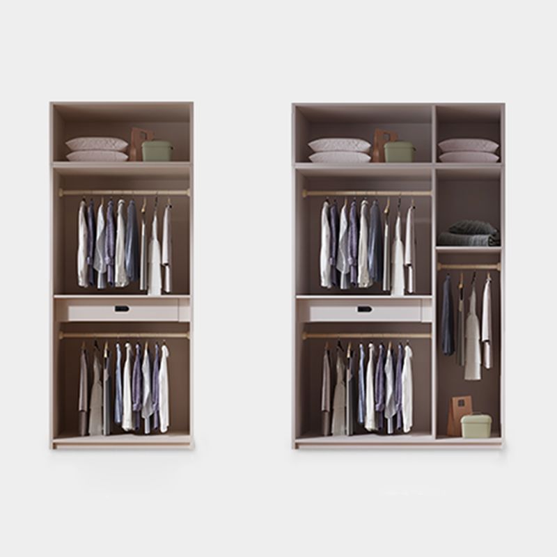 Contemporary Wooden Wardrobe White Colour Soft Close Door Wardrobe Closet Clearhalo 'Armoires & Wardrobes' 'armoires_wardrobes' 'Bedroom Furniture' 'furn' 'furn_armoires_wardrobes' 'Furniture' 1200x1200_78250991-1c78-4713-ab5f-40a4ef85436b