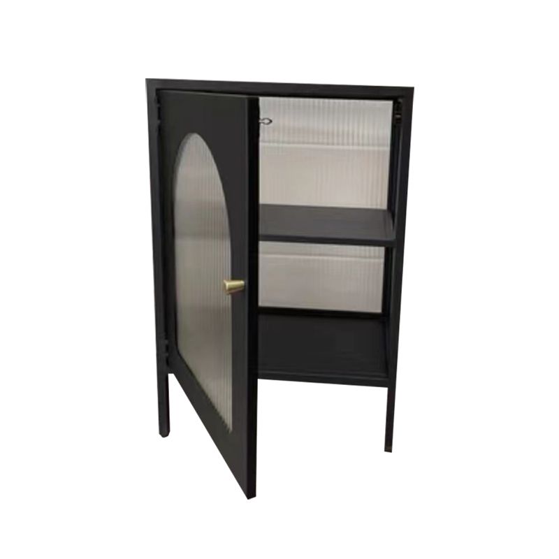 Porte di vetro contemporanee Visualizza un mobile Curio Curio con porta