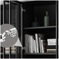 Manufactured Wood Glam Standard Bookcase Closed Back Bookcase with Glass Door Clearhalo 'Bookcases' 'furn' 'furn_bookcases' 'Furniture' 'furniture_bookcases' 'kitchen' 'kitchen_bookcases' 'Living Room Furniture' 'Office Furniture' 1200x1200_7825afed-f00b-4b10-81b0-5d6d5eab7998