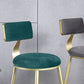 Glam Backrest Armless Counter Stool Iron Beauty Shop Bar Stool with Suede Cushion Clearhalo 'Bar Furniture' 'Bar Stools' 'bar_stools' 'furn' 'furn_bar_stools' 'furniture_bar_stools' 'Kitchen & Dining Furniture' 'kitchen&dining_furn' 'kitchen' 'kitchen_furn' Furniture' 1200x1200_7826d604-12fb-4823-9b03-3497115bec22