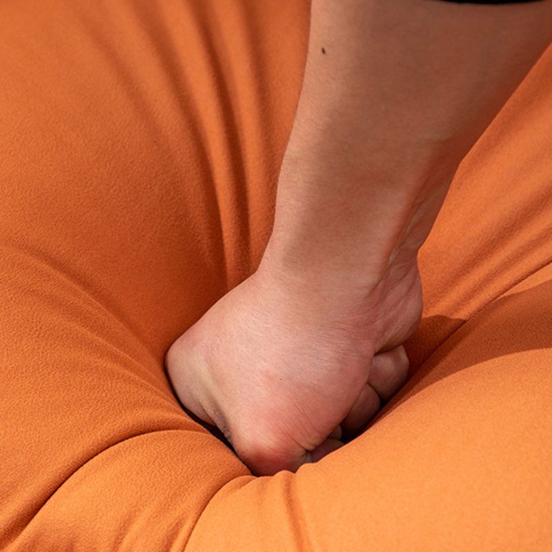 Silla de brazo de mezcla de lino/cuero sintético de 30.7 "de ancho con cuatro patas básicas