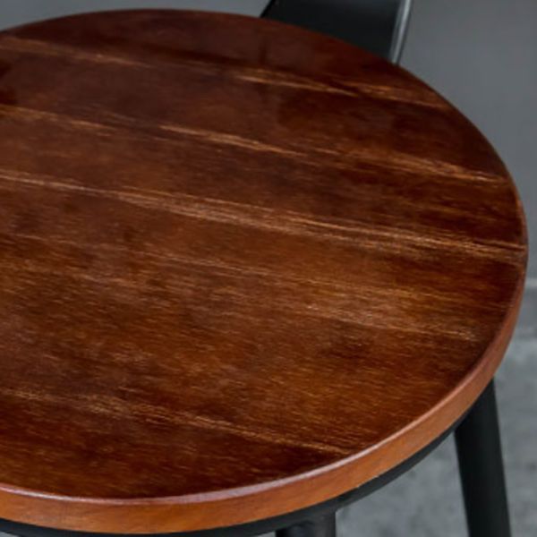 Industrial 1/3/5 Pieces Bar Table Set Round Pine Wood Counter Table with High Stools Clearhalo 'Bar Furniture' 'furn' 'furn_home_bar_bar_sets' 'Furniture' 'Home Bars & Bar Sets' 'home_bar_bar_sets' 'Kitchen & Dining Furniture' 1200x1200_782c7190-7021-45c5-a92a-24db3590a723