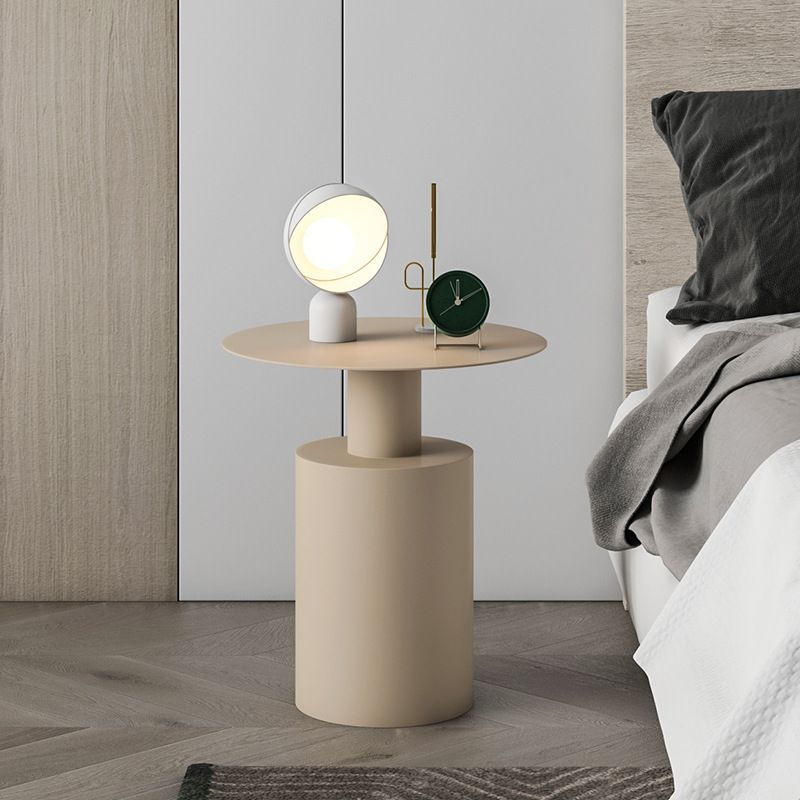 Metal Nightstand Modern 19.7" Tall Accent Table Nightstand for Bedroom Clearhalo 'Bedroom Furniture' 'furn' 'furn_night_stand' 'Furniture' 'night_stand' 'Nightstands' 1200x1200_782e4dde-1a1f-4547-9226-acccbde406da
