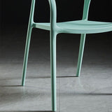 Plastic Scandinavian Kitchen Dining Room Arm Chair Open Back Chair Clearhalo 'Dining Chairs' 'Dining Tables & Seating' 'dining_chair' 'furn' 'furn_dining_chair' 'Furniture' 'furniture_dining_chair' 'Kitchen & Dining Furniture' 1200x1200_7830fc8e-c088-4d40-9a3d-577399e517ac