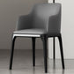 Contemporary Square Leather Dining Side Arm Chair for Kitchen with Wooden Legs Clearhalo ' kitchen&dining_furn' 'Dining Chairs' 'Dining Tables & Seating' 'dining_chair' 'furn' 'furn_dining_chair' 'Furniture' 'furniture_dining_chair' 'Kitchen & Dining Furniture' 'kitchen' 1200x1200_78321707-41dd-48e2-a9f9-6d508a8c0c25