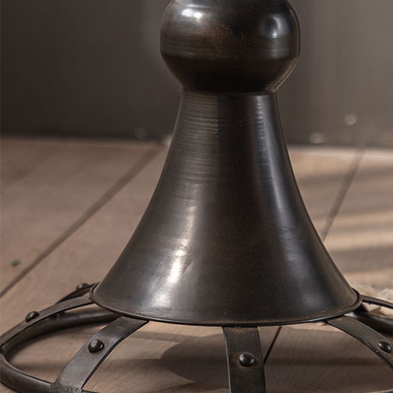 Tavolino in legno rotondo in legno di campagna francese tavolino.