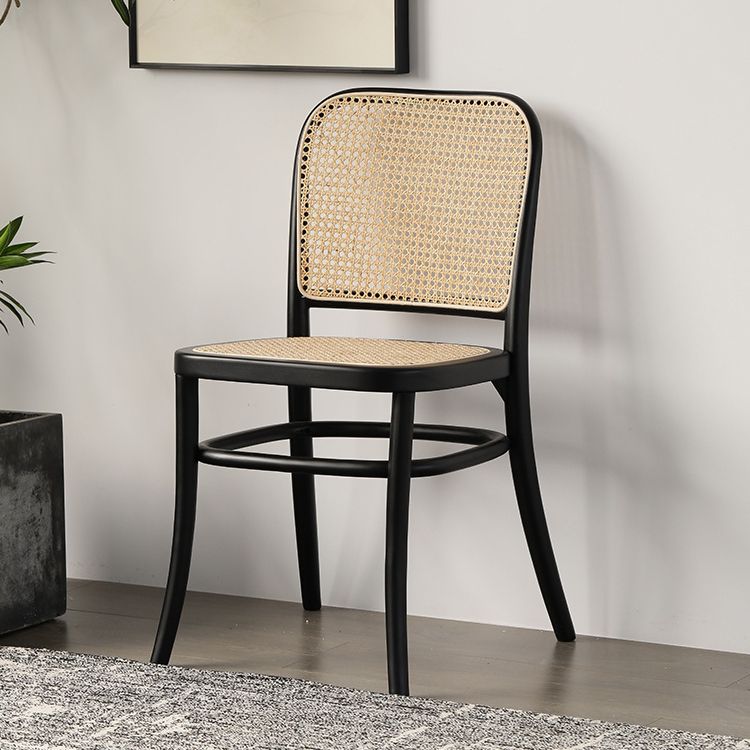 Nordic Style Armless Open Back Chairs for Home Wood Legs Dining Side Chairs Clearhalo 'Dining Chairs' 'Dining Tables & Seating' 'dining_chair' 'furn' 'furn_dining_chair' 'Furniture' 'furniture_dining_chair' 'Kitchen & Dining Furniture' 1200x1200_7833735c-1d98-4944-96fc-b6d2f443ec29