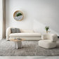 French Country One Armed Chaise, Wool Round Arms Accent Chair Clearhalo 'Chairs & Seating' 'Chaise Lounge' 'chaise_lounge' 'furn' 'furn_chaise_lounge' 'Furniture' 'Living Room Furniture' 1200x1200_7834c022-766d-4fb2-9cc4-095f55c11b4c