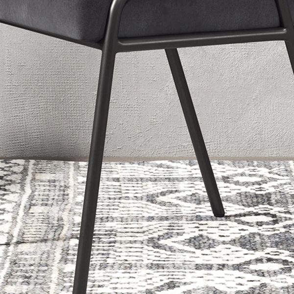 Industrial Home Side Chair Open Back Metal Upholstered Dining Room Chair Clearhalo ' kitchen&dining_furn' 'Dining Chairs' 'Dining Tables & Seating' 'dining_chair' 'furn' 'furn_dining_chair' 'Furniture' 'furniture_dining_chair' 'Kitchen & Dining Furniture' 'kitchen' 1200x1200_78362bb5-3f20-4d65-ac56-595cf6a2e99a