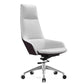 Faux Leather Office Chair Contemporary Nylon Desk Chair in White Clearhalo 'furn' 'furn_office_chair' 'Furniture' 'Office Chairs' 'Office Furniture' 'office_chair' 1200x1200_7839d9aa-43b6-4c86-bbbb-6bff49646e44