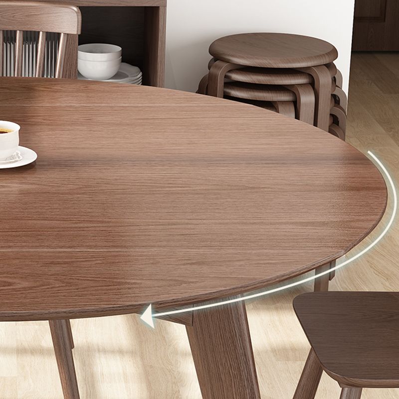Solid Wood Dining Table Modern Brown 4 Legs Dining Table for Home Use Clearhalo 'Dining Tables & Seating' 'Dining Tables' 'dining_table' 'Furniture' 'furniture_dining_table' 'Kitchen & Dining Furniture' 'kitchen' 'kitchen_dining_table' 1200x1200_783a1cff-41f8-4f2a-8374-99fdb24da265