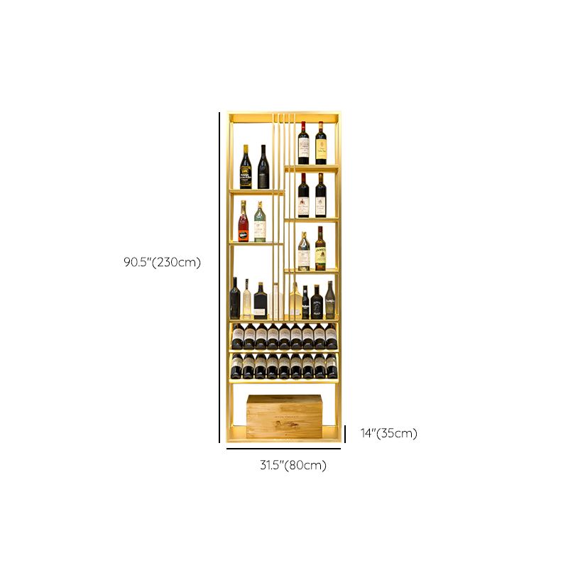 Modern Simple Floor Wine Rack Golden Wine Bottle Rack for Kitchen Clearhalo 'furn' 'furn_wine_racks' 'Furniture' 'Kitchen & Dining Furniture' 'Wine Racks' 'wine_racks' 1200x1200_783b994c-f260-4da4-b1f0-27d1136a75bc