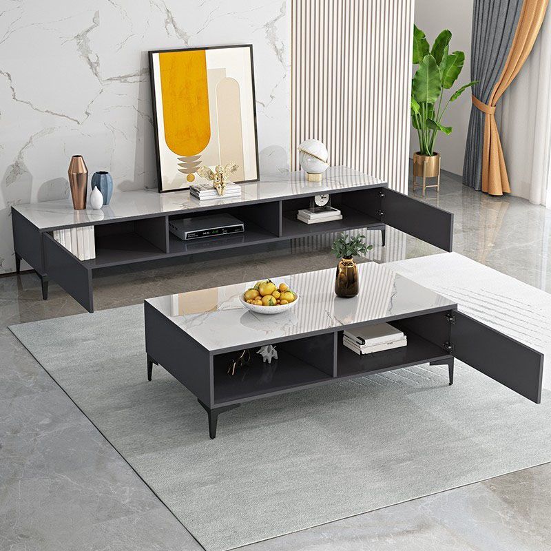Modern TV Media Console Wooden TV Stand Console for Living Room Clearhalo 'furn' 'furn_tv_stands_entertainment_centers' 'Furniture' 'Living Room Furniture' 'TV Stands & Entertainment Centers' 'TV Stands & Media Storage Furniture' 'tv_stands_entertainment_centers' 1200x1200_783d01d6-8ba0-4dee-be48-37c2b63c9d70