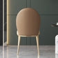 Upholstered Dining Chairs Beige Faux Leather Kitchen Dining Chairs