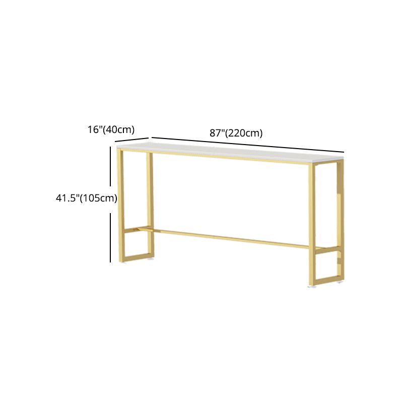 Nordic Style Rectangle Sintered Stone Table Bar Counter Table for Home Clearhalo 'Bar Furniture' 'Bar Tables' 'bar_tables' 'furn' 'furn_bar_tables' 'Furniture' 'furniture_bar_tables' 'Kitchen & Dining Furniture' 1200x1200_783df245-7741-4c68-99ac-467efec04196