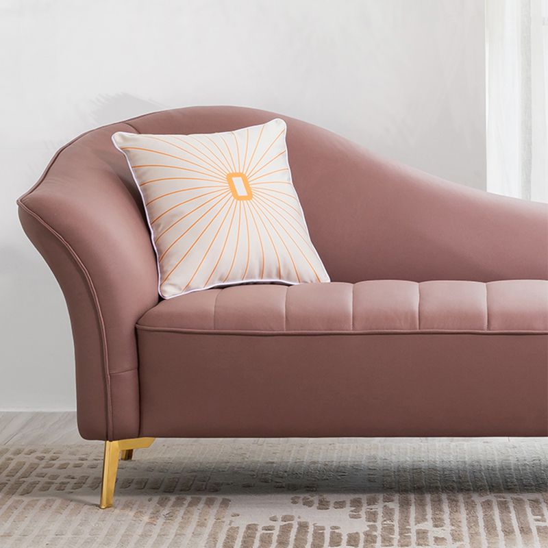 Contemporary Flared Arms Accent Chair One Armed Faux Leather Chaise Clearhalo 'Chairs & Seating' 'Chaise Lounge' 'chaise_lounge' 'furn' 'furn_chaise_lounge' 'Furniture' 'Living Room Furniture' 1200x1200_783f2fc3-2b05-4a64-b1af-c80c1e87ecff