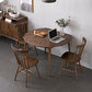 Extendable Round Dining Table in Brown Modern Adjustable Rubber Wood Table with 4 Legs Clearhalo ' dining_table' 'Dining Tables & Seating' 'Dining Tables' 'furn' 'furn_dining_table' 'Furniture' 'furniture_dining_table' 'Kitchen & Dining Furniture' 'kitchen&dining_furn' 'kitchen' 'kitchen_dining_table' 1200x1200_783f9c20-308a-4f1b-8aa9-0a16d7547ed9