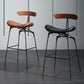 Modern Armless Backrest Counter Stool Iron Milk Tea Shop Bar Stool with Cushion and Pedal Clearhalo 'Bar Furniture' 'Bar Stools' 'bar_stools' 'furn' 'furn_bar_stools' 'furniture_bar_stools' 'Kitchen & Dining Furniture' 'kitchen&dining_furn' 'kitchen' 'kitchen_furn' Furniture' 1200x1200_783fc48b-d328-4ab4-a726-c8199daf0d88