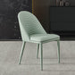 Contemporary Style Dining Chairs Armless Dining Chairs with Metal Legs for Kitchen