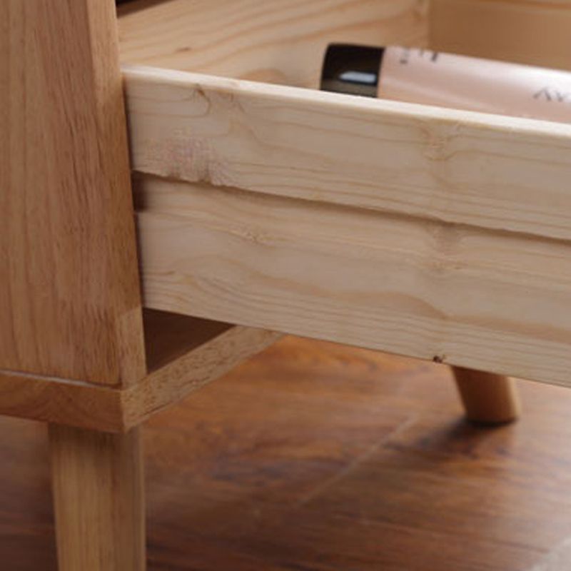 コンテンポラリー引き出しストレージアクセントテーブルナイトスタンド19.68 "ナイトスタンド