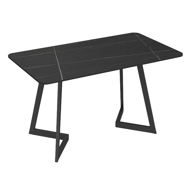 Metal Industrial Rectangle Dining Table Sintered Stone Table with Sled Base Clearhalo ' dining_table' 'Dining Tables & Seating' 'Dining Tables' 'furn' 'furn_dining_table' 'Furniture' 'furniture_dining_table' 'Kitchen & Dining Furniture' 'kitchen&dining_furn' 'kitchen' 'kitchen_dining_table' 1200x1200_784182b8-ee0a-43ce-a4b6-660f685b71b7