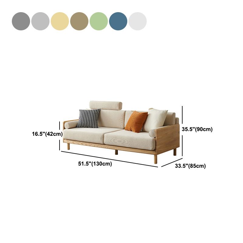 Contemporary Pillow Top Back Standard Pillow Top Arm Stationary Sofa